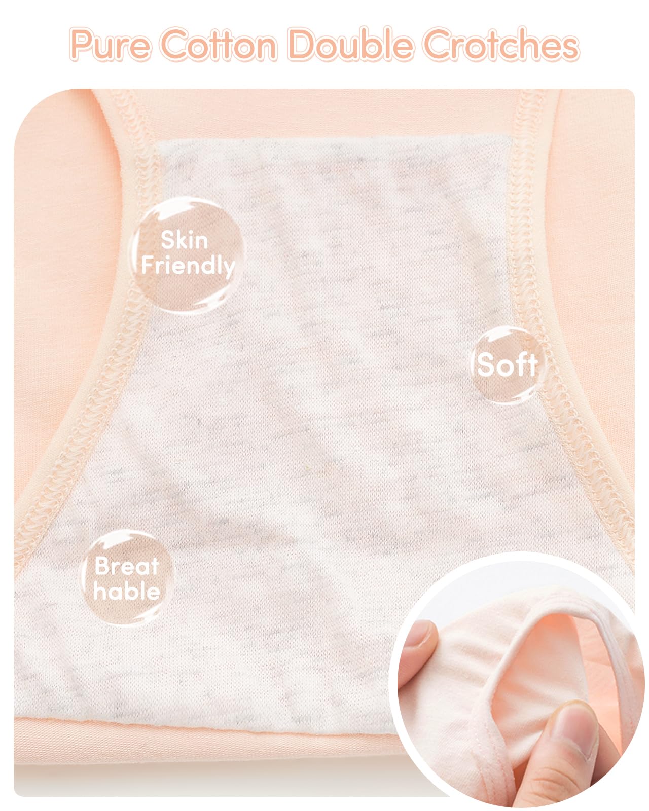 Adorel Slip Intimo Cotone Mutande Ragazza Pacco da 10