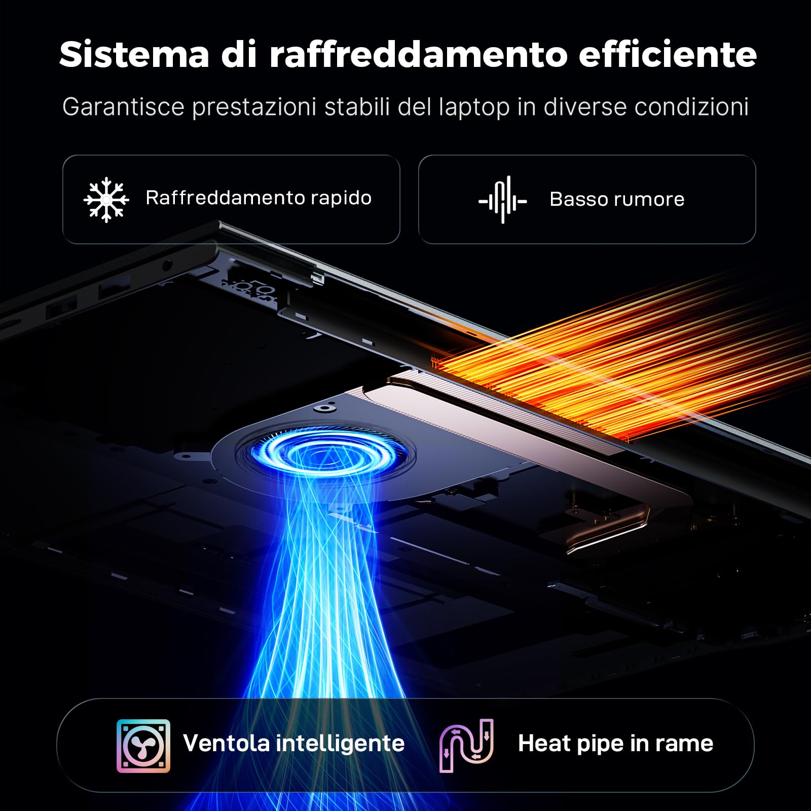 BMAX PC Portatile 15,6 Pollici N95 CPU (Fino a 3,4GHz) 512GB SSD 12GB LPDDR5 Computer Portatile Espandi a 1TB Win 11 Pro Notebook, USB3.2x2, BT5.0, WiFi5 IPS FHD Laptop con Film per Tastiera Italiana