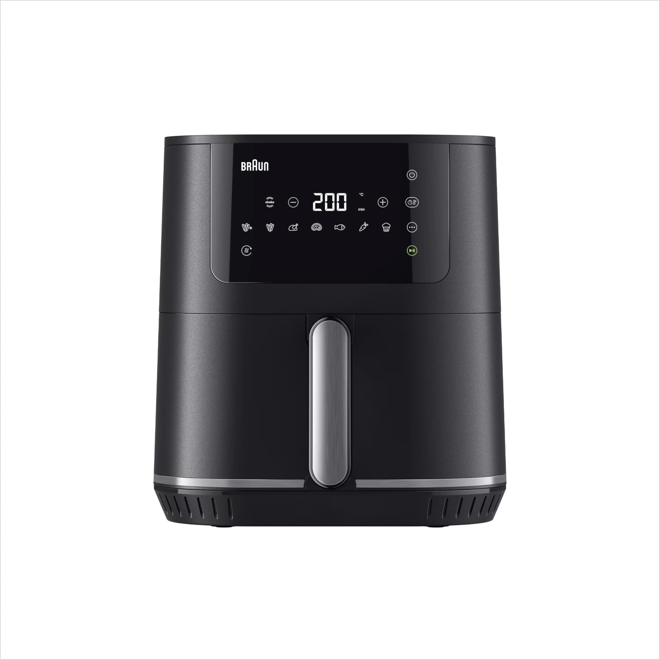 Braun MultiFry 5 - Friggitrice ad aria calda per cottura a basso contenuto di grassi, facile preparazione con 8 programmi di cottura, cestello di cottura senza PFAS con capacità 6L, da 80 °C a 200 °C
