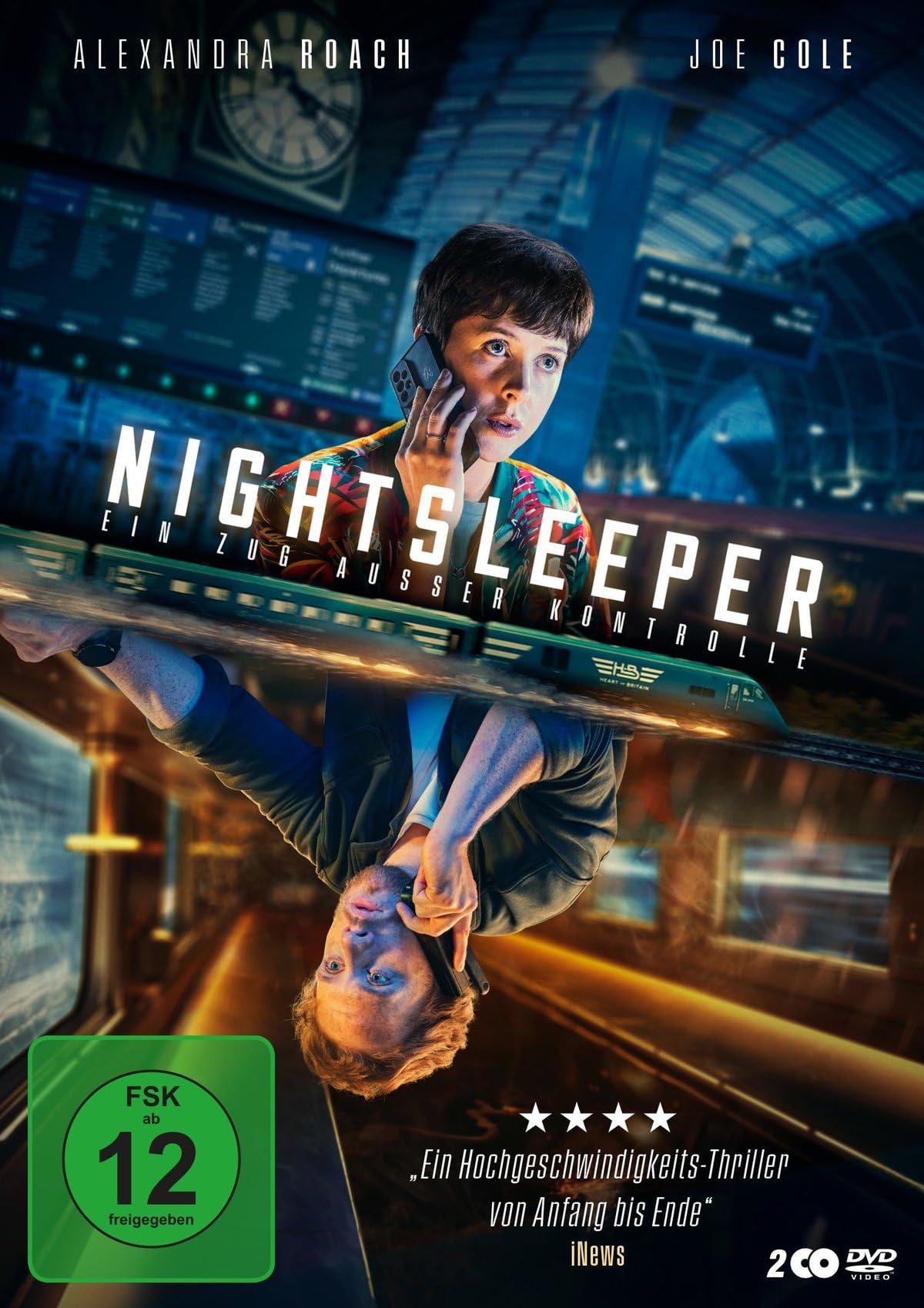 Serie NIGHTSLEEPER en DVD: un thriller en tiempo real de tren sin control
