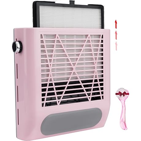 Nail Vacuum Dust Collector- Manicure Essential for Mess-Free Nail Salons