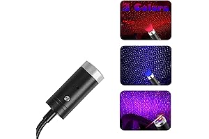 USB Star Light Projector for Romantic Car Night Light with 9 Lighting...