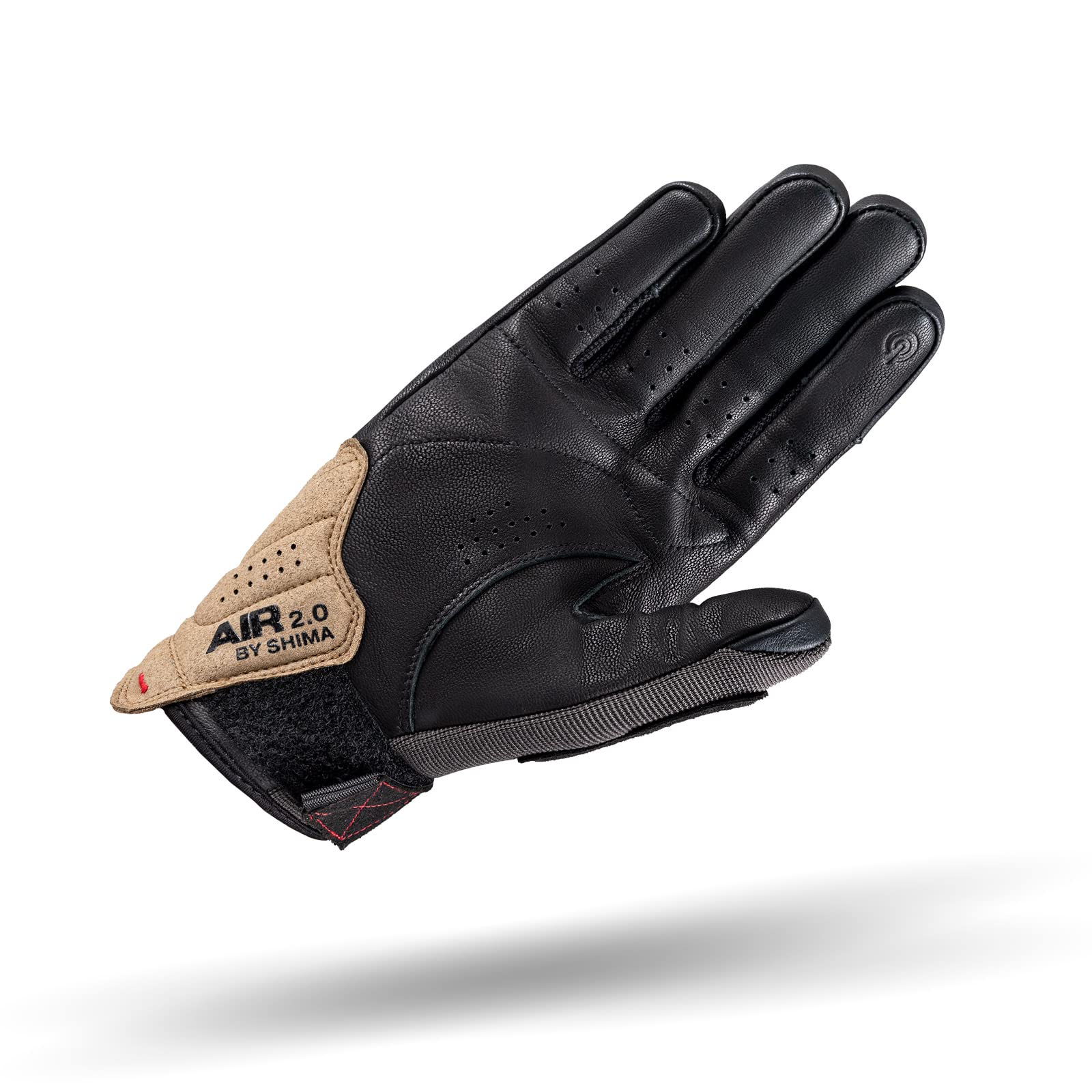 SHIMA AIR 2.0 MEN Motrocycle Gloves for Men - Ventilated, Summer Biker Riding Gloves Mesh with Knuckle and Finger Protectors, Reinforced Palm