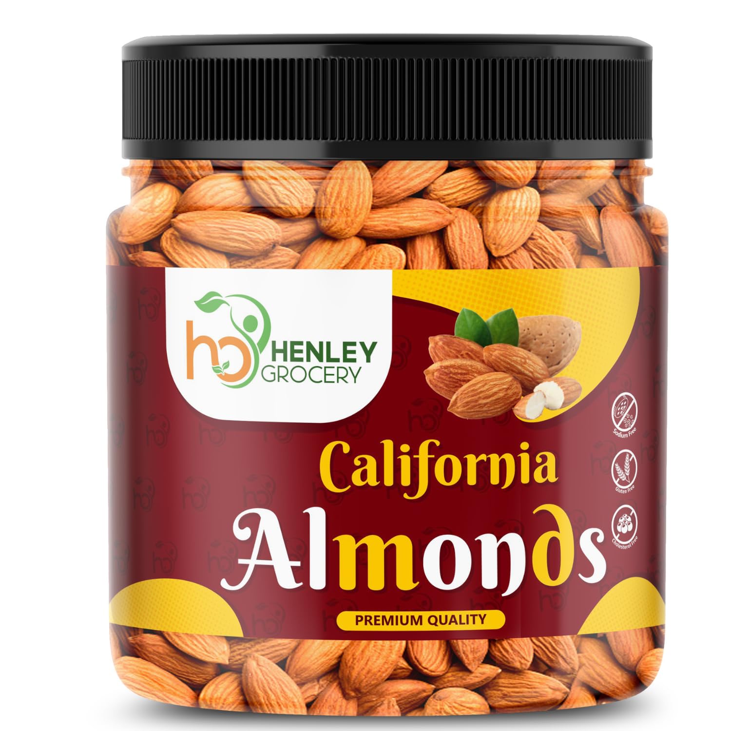 HENLEY GROCERY Pure California Almonds Whole, 1kg, Real Nuts, High In Fiber, Badam Giri, Rich In Protein, Magnesium, Phosphorus And Dietary Fibre, Nuts & Dry Fruits, Value Pack-image-31