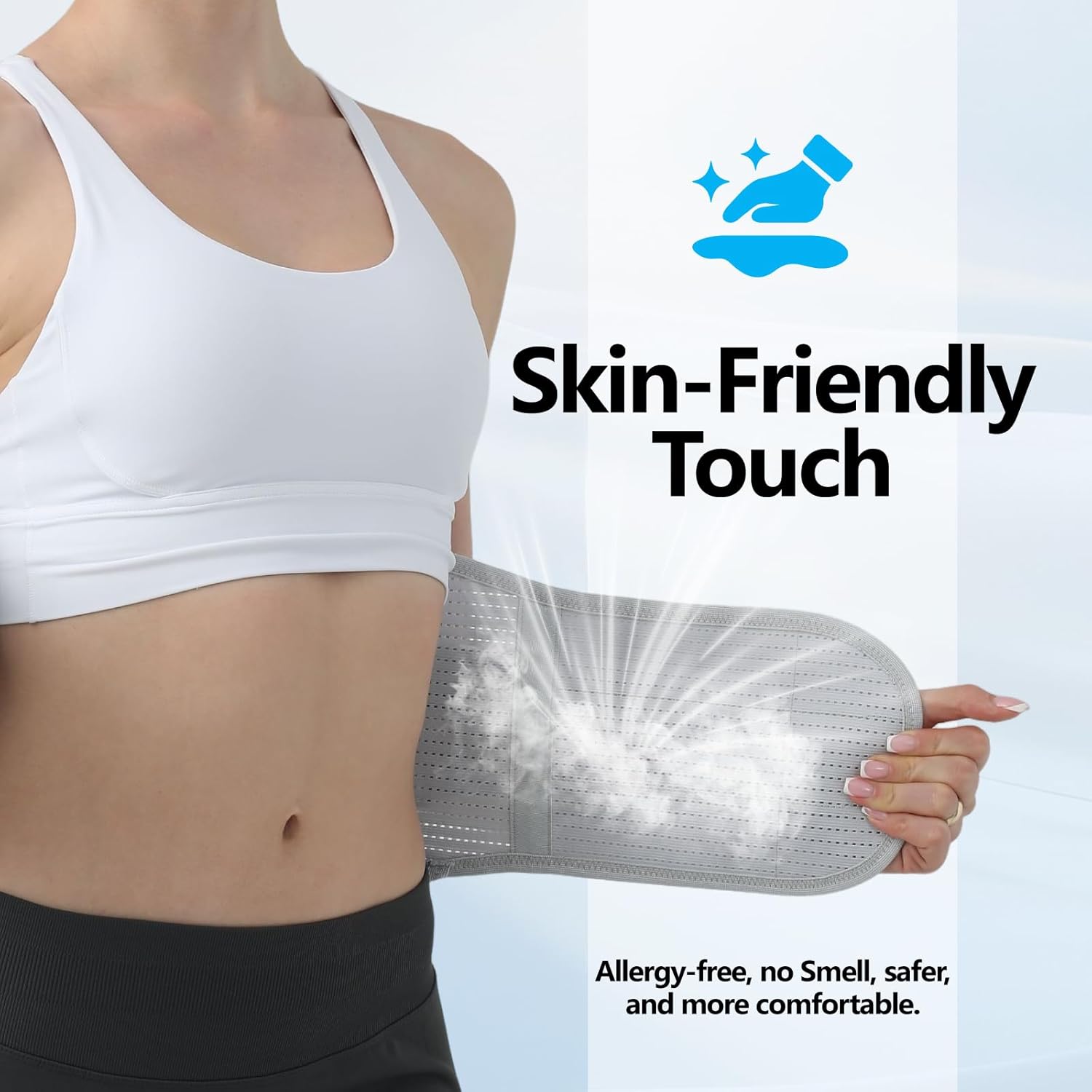 Lower Back Brace for Women & Men - Adjustable Lumbar Back Brace, Full Support Lumbar Brace, Ergonomic Design & Soft Breathable 3D Knit Material, for Sciatica Scoliosis Posture, Ideal for Work Lifting (XL)