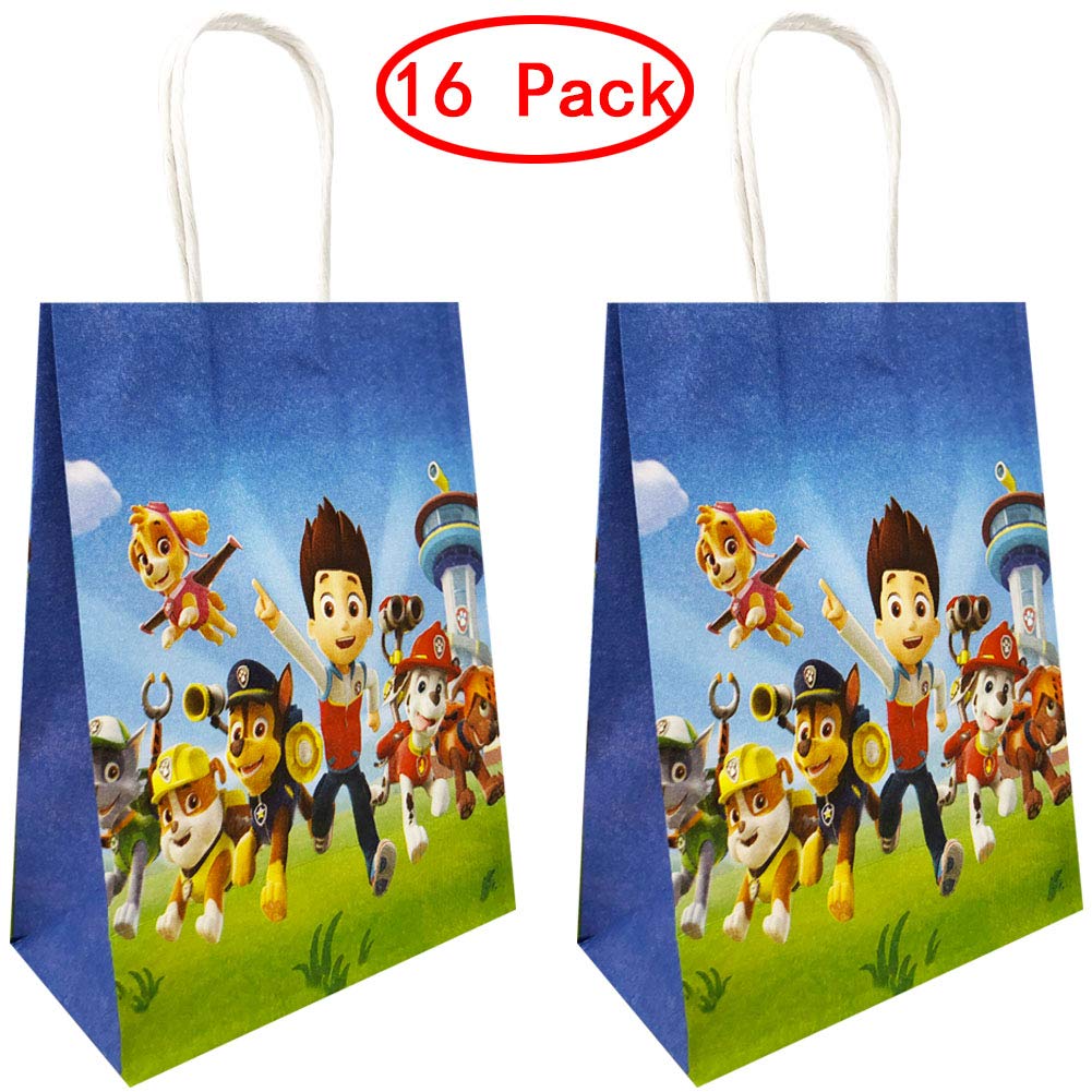 Buy MJMEISIYU 16 Packs Paw Dog Patrol Party Gift Bags, Paw Dog Patrol