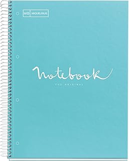 Miquelrius - Quaderno A4 Emotions, Blu Cielo