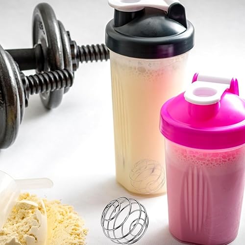 Miniatura 7 de Bolas agitadoras, 2.1 pulgadas, 2 bolas mezcladoras, acero inoxidable 304, sin trozos, batidoras, botellas mezcladoras, tarros masón, batidos de