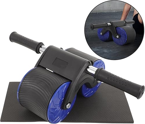 Miniatura 7 de Automatic Rebound Ab Roller Wheel with Dual-wheel Design and Knee Pad for Household Core and Abdominal Training Multifunctional Exercise Equipment