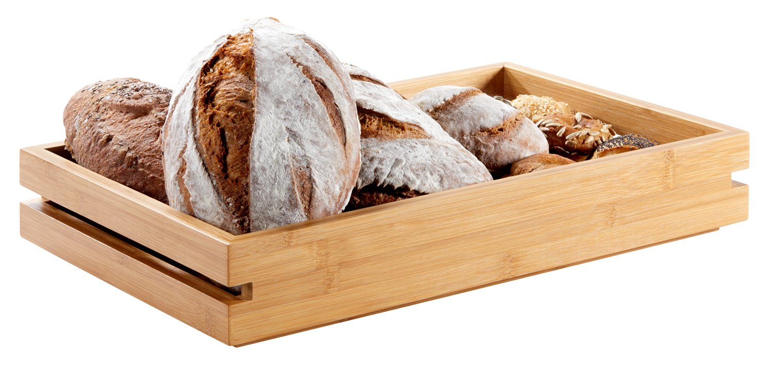 Rosseto BD135 Natura Double Medium Tray, Bamboo