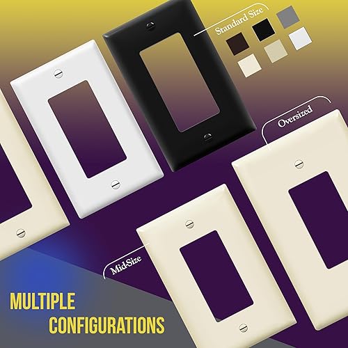 Miniatura 7 de Enerlites decorador de policarbonatoGFCI, tamaño estándar, irrompible, 8833-LA