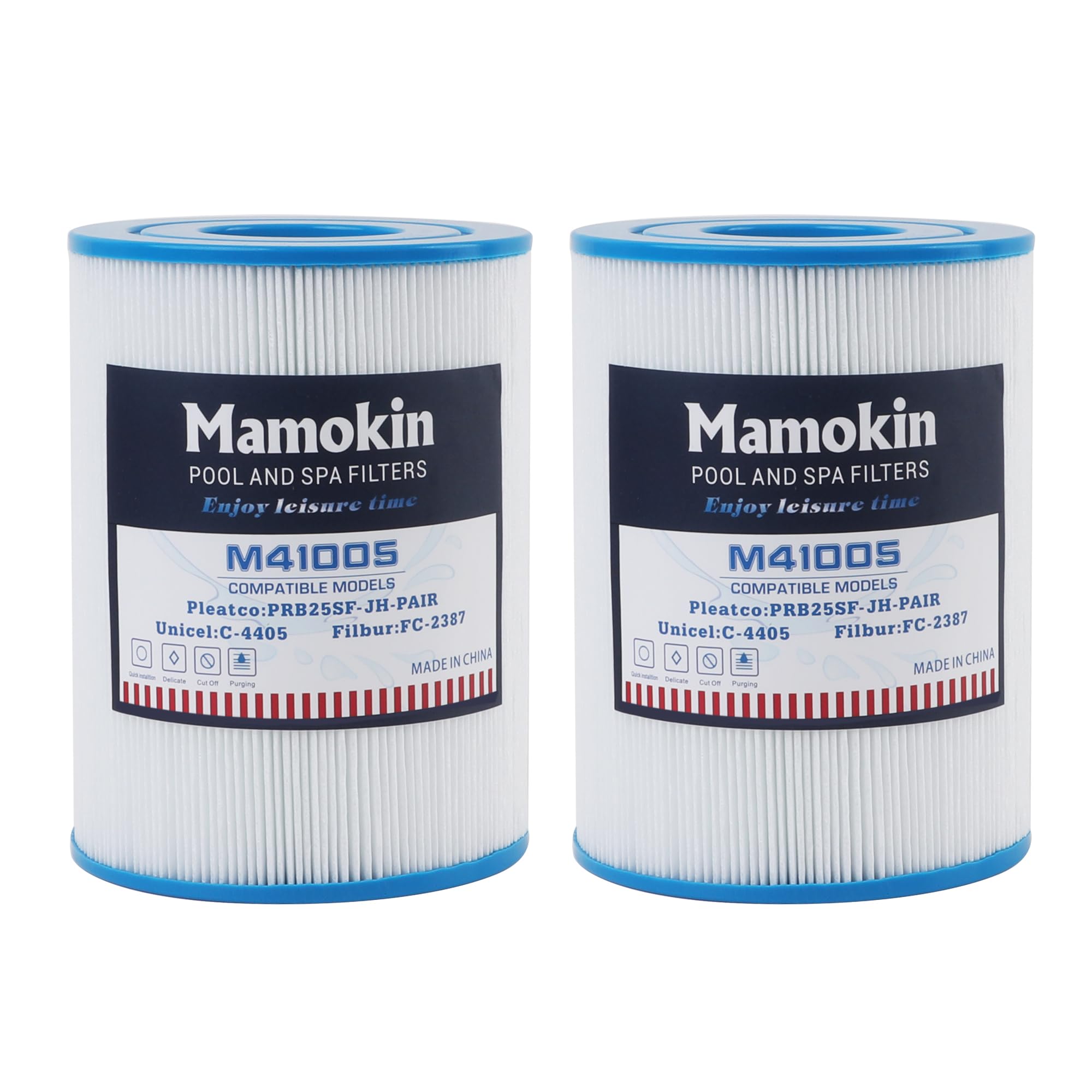 Mamokin Spa Filter C-4405 Replaces Unicel C-4405, Filbur FC-2387, PRB25SF-PAIR, Marquis 20342, R172464, APCC7062, CMP 25392-000-100, 17-2464, 817-5010, Rainbow DSF 50 Hot Tub Filter- 2 Pack