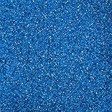 1 kg / 1000 Gramm Eurosand Glitter - GLASSAND 0,1-1 mm. 1 kg. Glittersand, Streudeko. 1000 g in BLAU -90