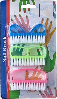 طقم فرش للعناية بالاظافر صغيرة، 3 قطع - متعدد الالوان