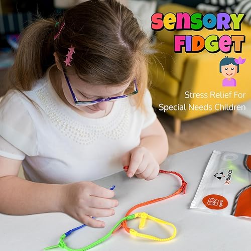 Miniatura 4 de UpBrands 30 tarjetas del día de San Valentín para niños, pulseras con cremallera y juguetes para la ansiedad, regalos de fiesta para niños, regalos