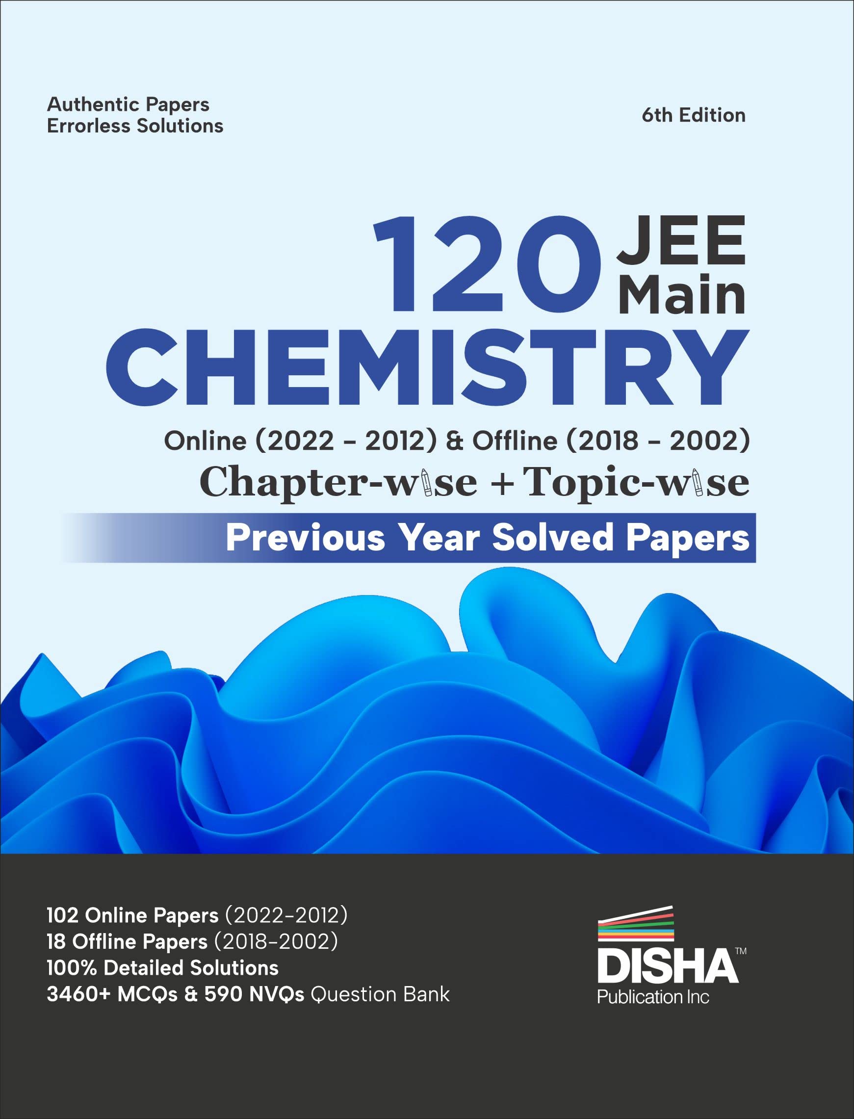 Disha 120 JEE Main Chemistry Online (2022 - 2012)