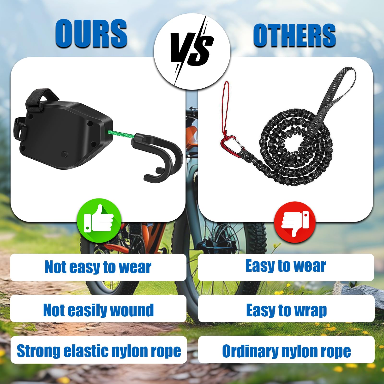 Corde de Remorquage pour Vélo, Barre Traction Velo Enfant de 2,5 m Rétractable, Ceinture de Corde de Traction de Bicyclette Capacité de Charge 225 kg 500 LB