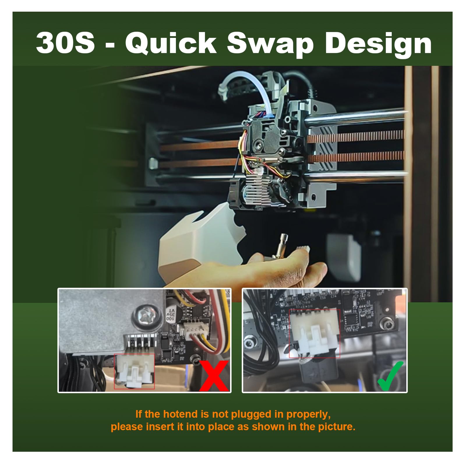 IdeaFormer Kobra S1 Hotend, zestaw wylotowy z ekstruderem z 2 szt. wytrzymałych dysz stalowych 0,4 mm, twarde dysze wylotowe dla Anycubic Kobra S1/Kobra S1 Combo
