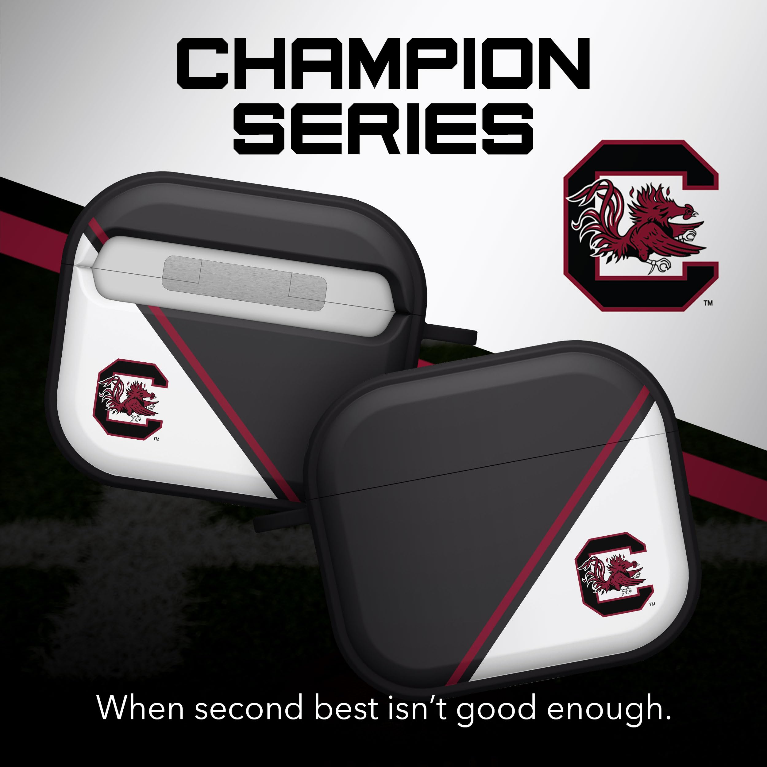 Affinity Bands South Carolina Gamecocks Champion Series HDX Case Cover Compatible with Apple AirPods Generation 3
