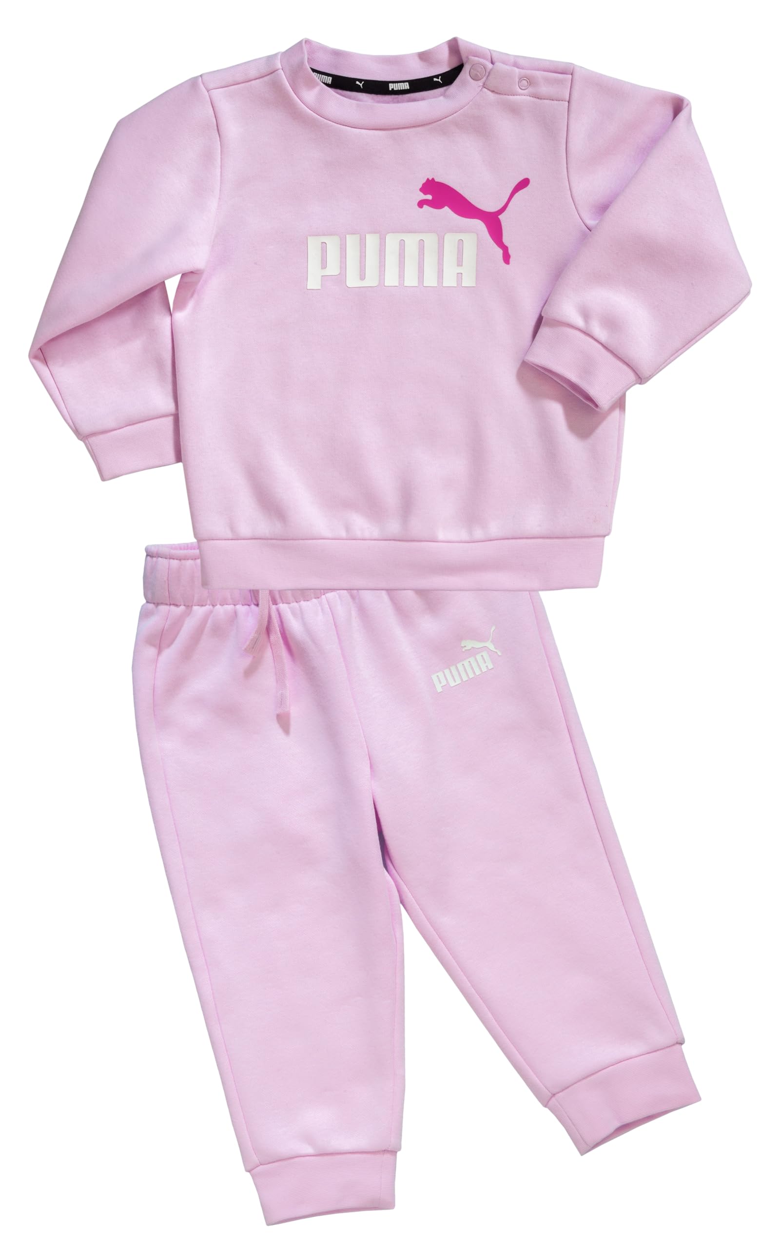 Puma  Newborn Kids' Minicats Fleece Full Tracksuit - Pearl Pink - 3-4 Yrs