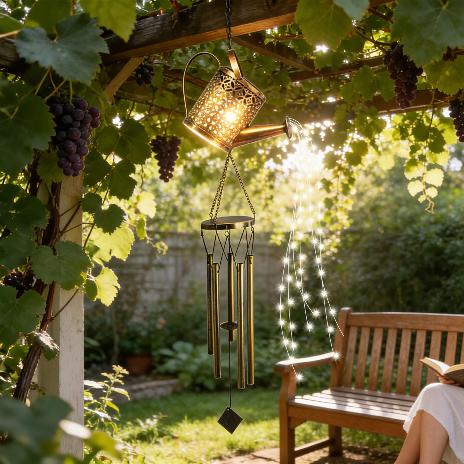 Solarne Lampy Ogrodowe Konewka Retro Dekoracje W Formie Żelaznego Czajnika