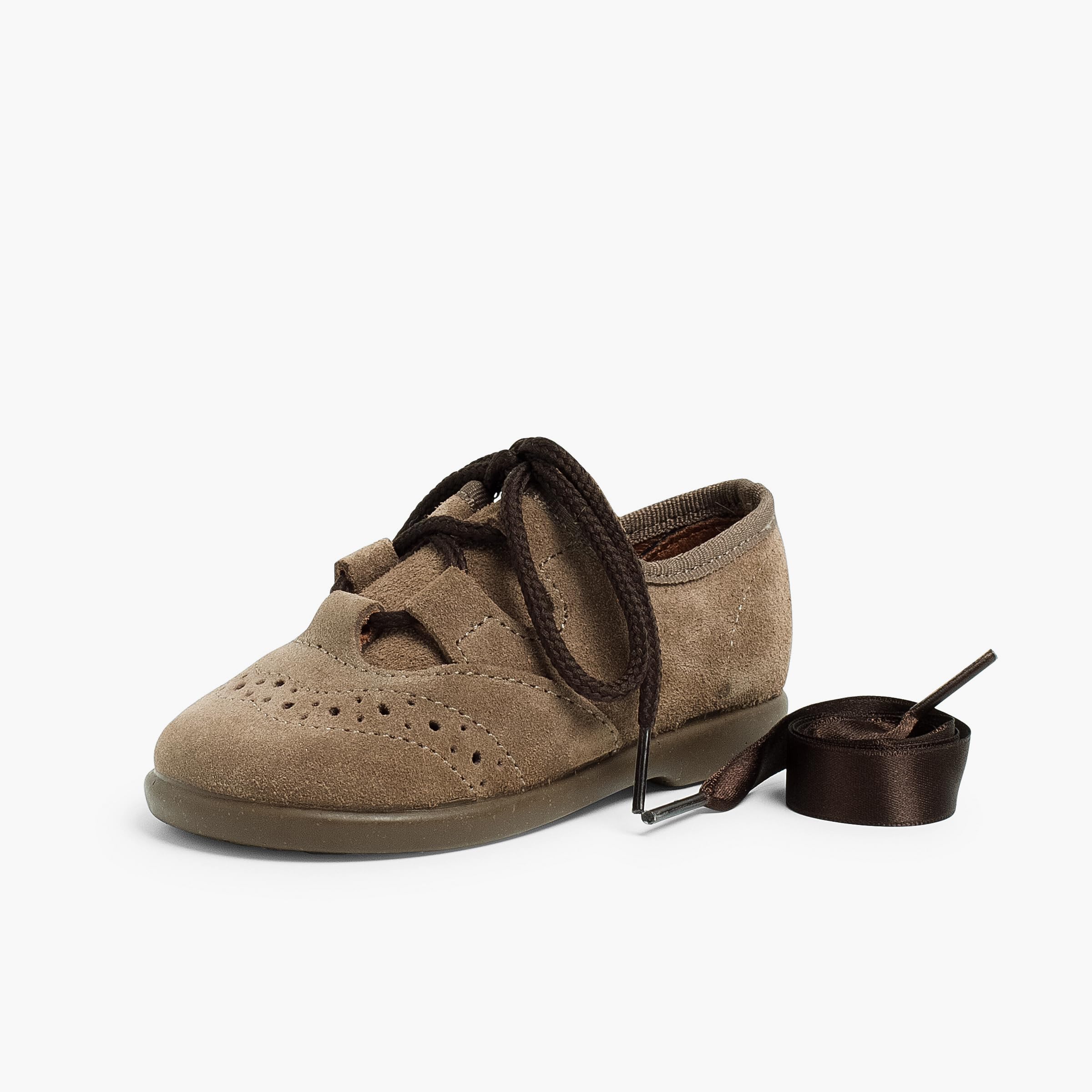 Pisamonas Zapato Inglés Niños En Serraje