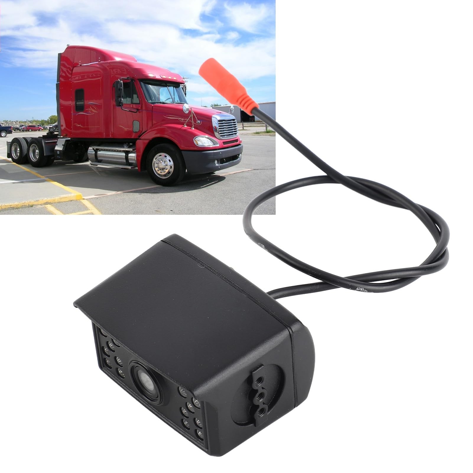 Kamera Tylna WiFi HD IP67 Wodoodporna 18 Diod LED DC12V do 36V Wyraźny Obraz dla IOS dla Androida Samochodów Ciężarowych RV Interfejs Widoku Przyczepy Tylna Komórka Puszki Podczas