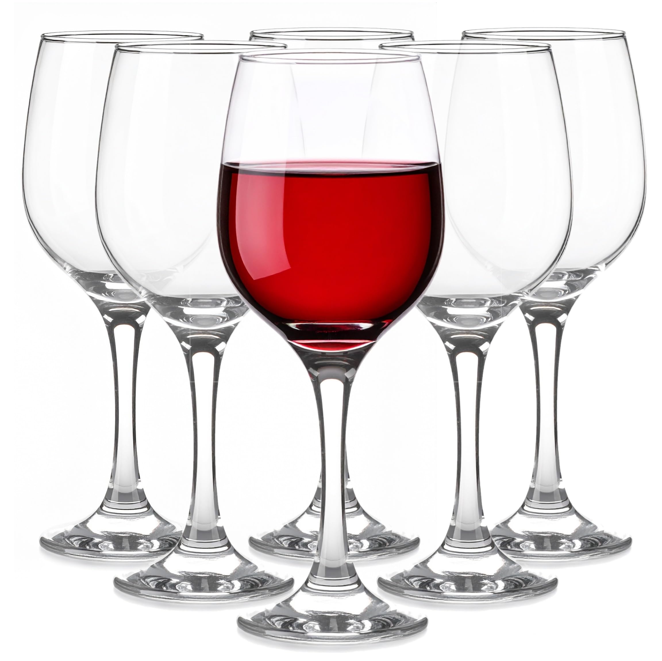Glasmark Krosno 1992 Wine Glasses Set of 6 300 ml White Wine Glasses Red Wine Glasses Wine Glass Dessert Coctail Water Glasses Dishwasher Safe