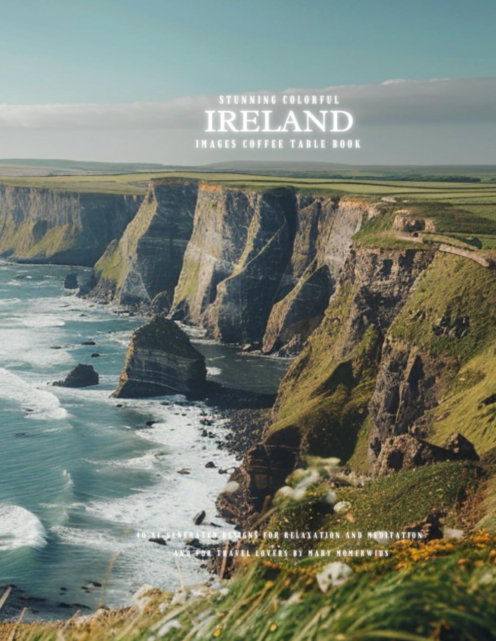 Stunning Colorful Ireland Images Coffee Table Book: 40 AI-Generated Designs for Relaxation and Meditation and for Travel Lovers (European Countries