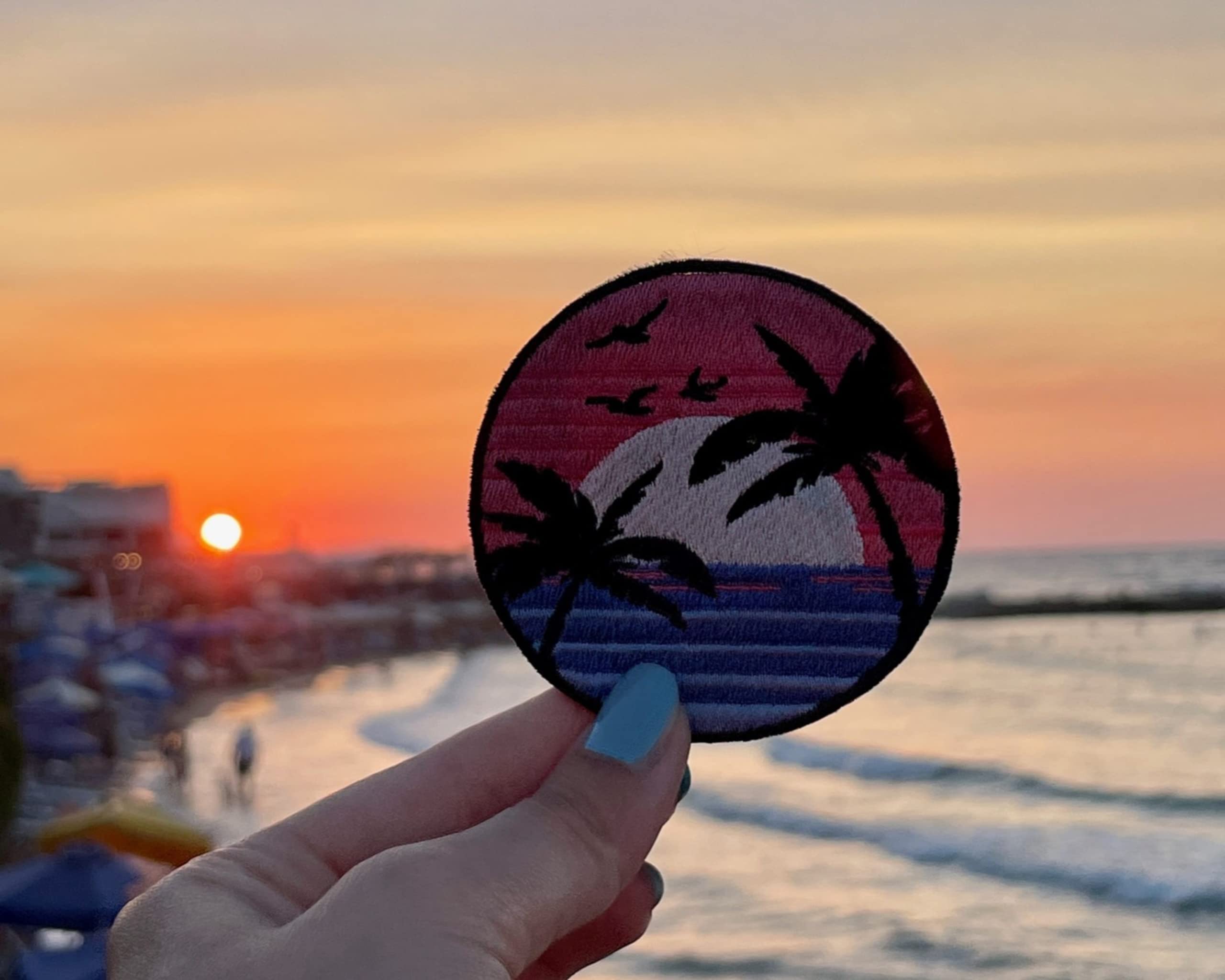 Ecusson Thermocollant En Dentelle 3,5cm X 3,5cm Rose Lin