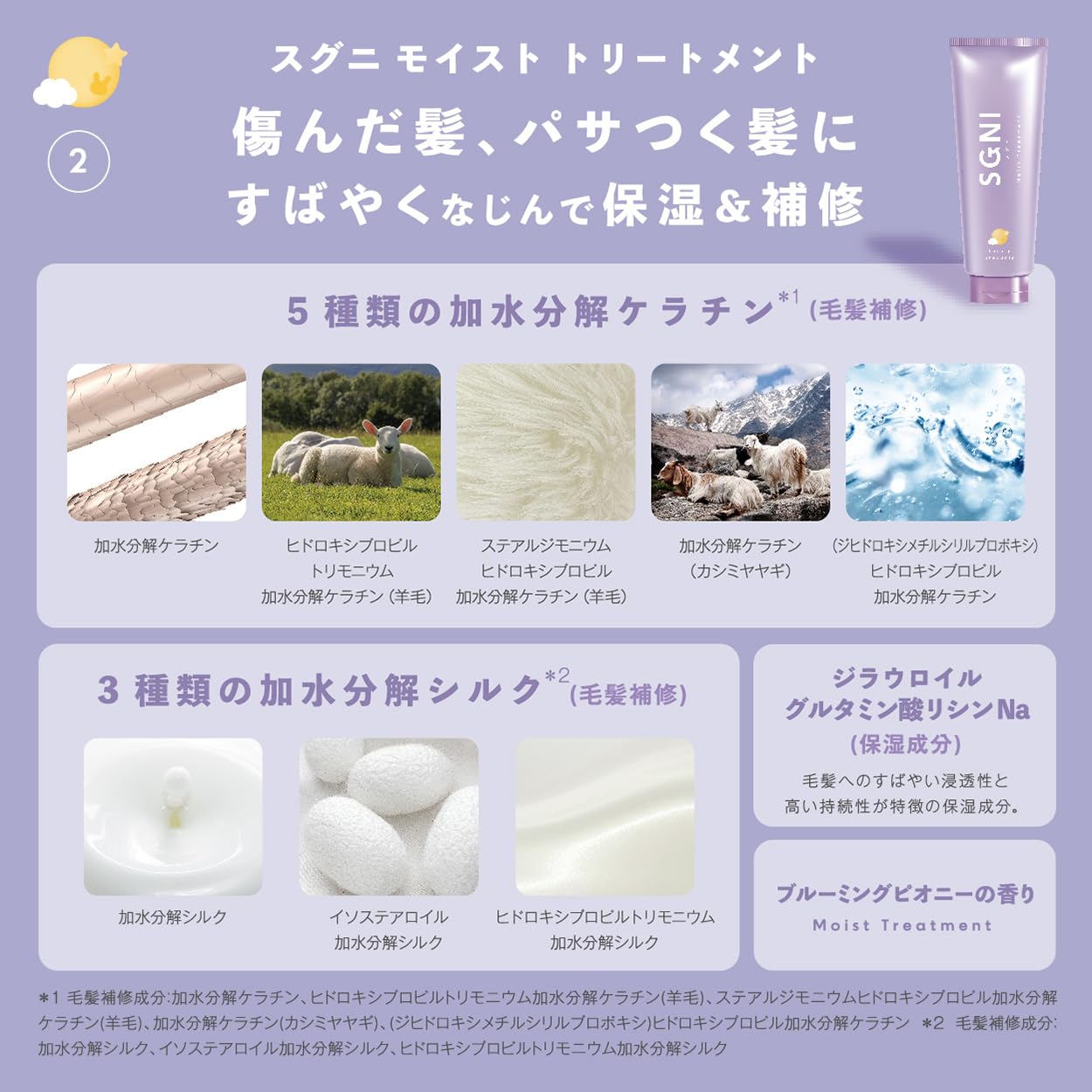 Amazon | スグニ SGNI スムース泡シャンプー 480ml ＆ モイスト
