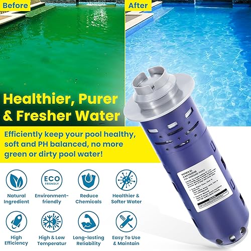 Miniatura 4 de Cartucho mineral de repuesto Nature2 Duoclear 45 W28002 W26002 para todos los Zodiac Duoclear y Nature2 Fusion, Fusion Soft, Vision Pro System