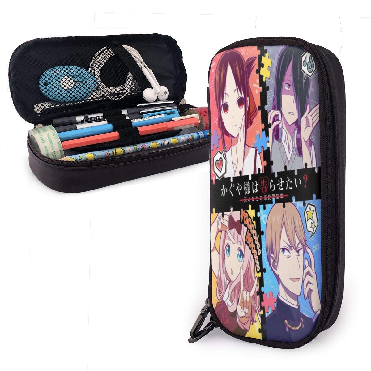 Kaguya Sama Love is War Pencil Case, Large Capacity Pencil CasePencil Case  Bag with Multi Compartments for Boys and Girls : Amazon.de: Stationery &  Office Supplies