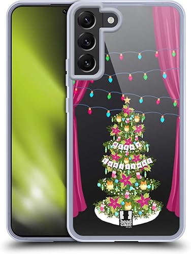 Miniatura 8 de Head Case Designs Classic Merry Christmas Trees Soft Gel Case Compatible with Samsung Galaxy S22+ 5G
