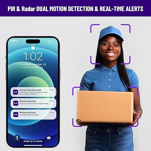 Miniatura 6 de Cerradura inteligente Havion con cámara - Incluye timbre, cerradura inteligente Wi-Fi 3-en-1+cámara+video timbre con huella digital sin llave