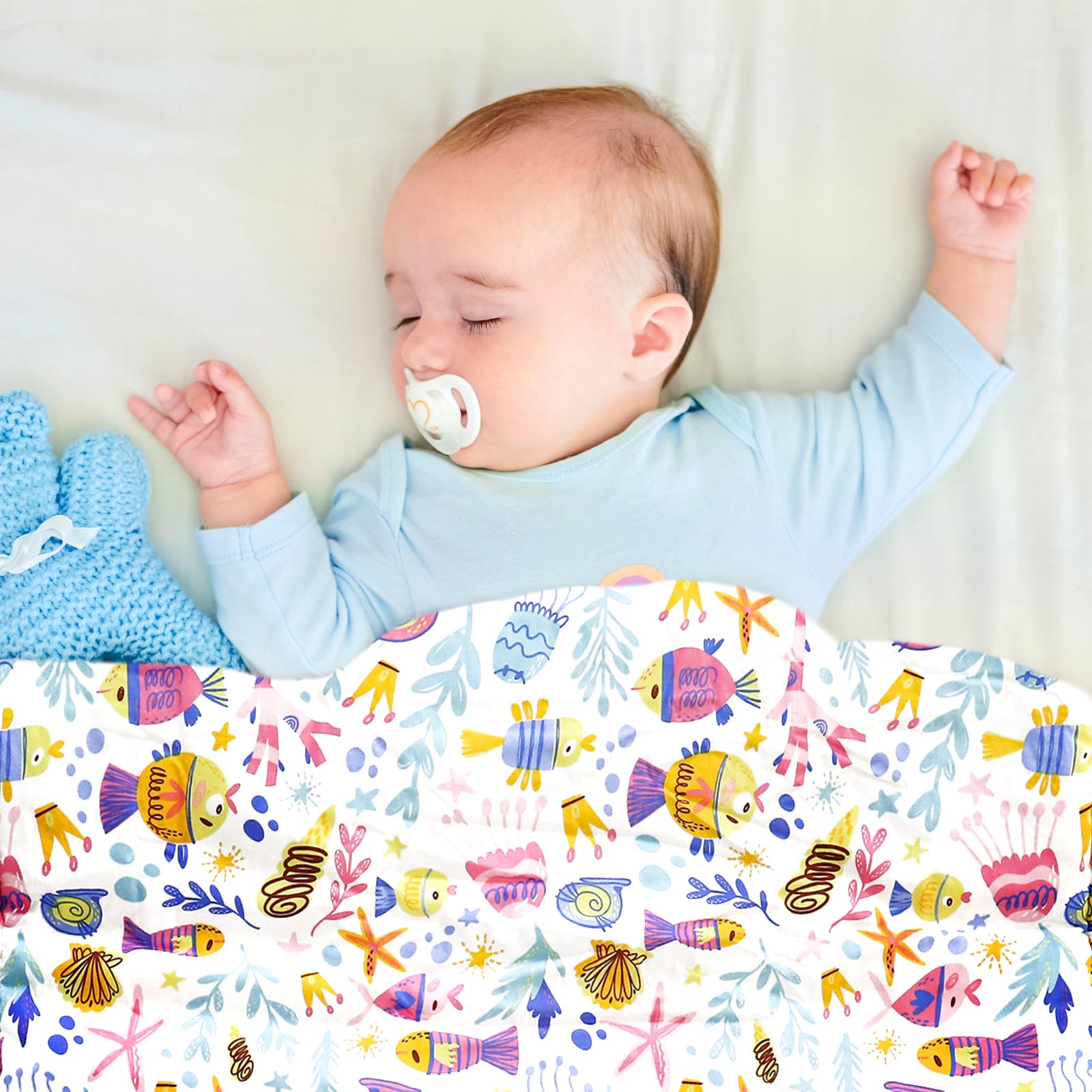 ComfortAce Sydney Baby Blanket for Boys Girls Animal Printed Growth Soft Comfortable Blankets 75 * 100CM (Candy Pink) - Image 4