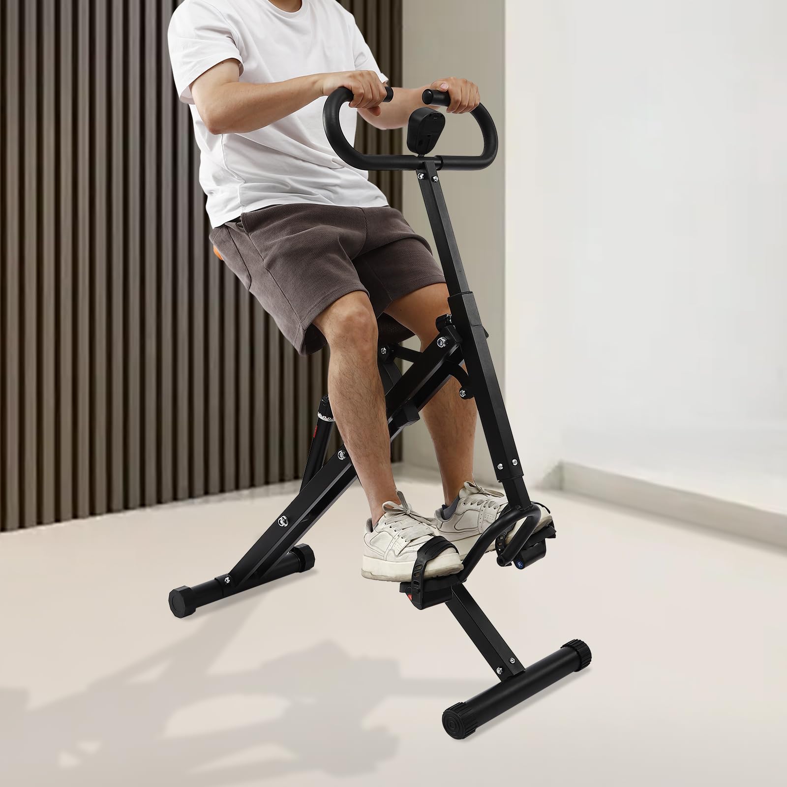 REHOUPTU Squat Assist Trainer, Squat Exercise Equipment with LCD Display for Home Gym Fitness, Leg Trainer for Home Workout & Glutes Workout, 264.55lbs Load-Bearing Capacity (Black)