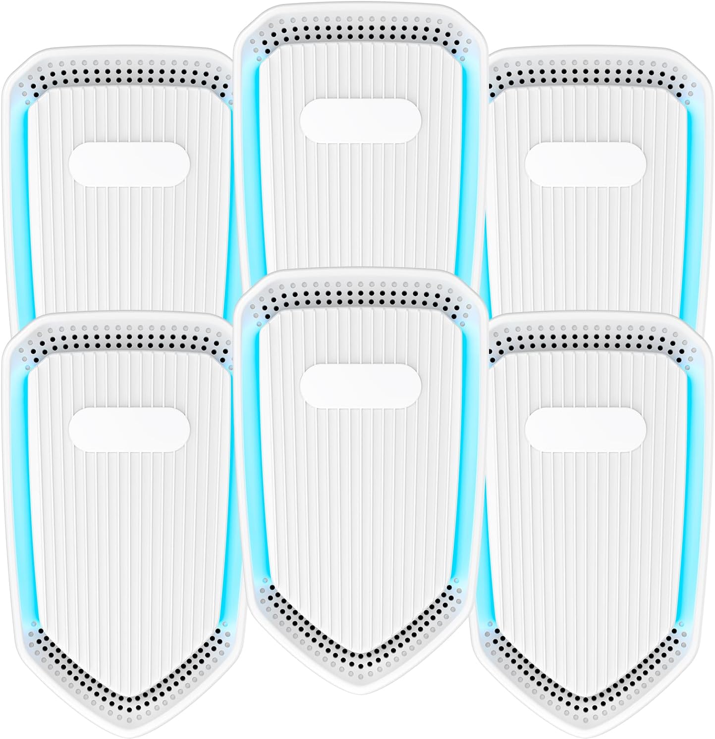 6 Pcs Air Ionizer for Dust Mites,Plug In Air Purifier for Home,Negative Ion Air Freshener,Portable Quiet Filterless Air Ionizers for Home Office Kitchen,Mini Air Cleaner for Pet Odor,Dust,Smoke Smell