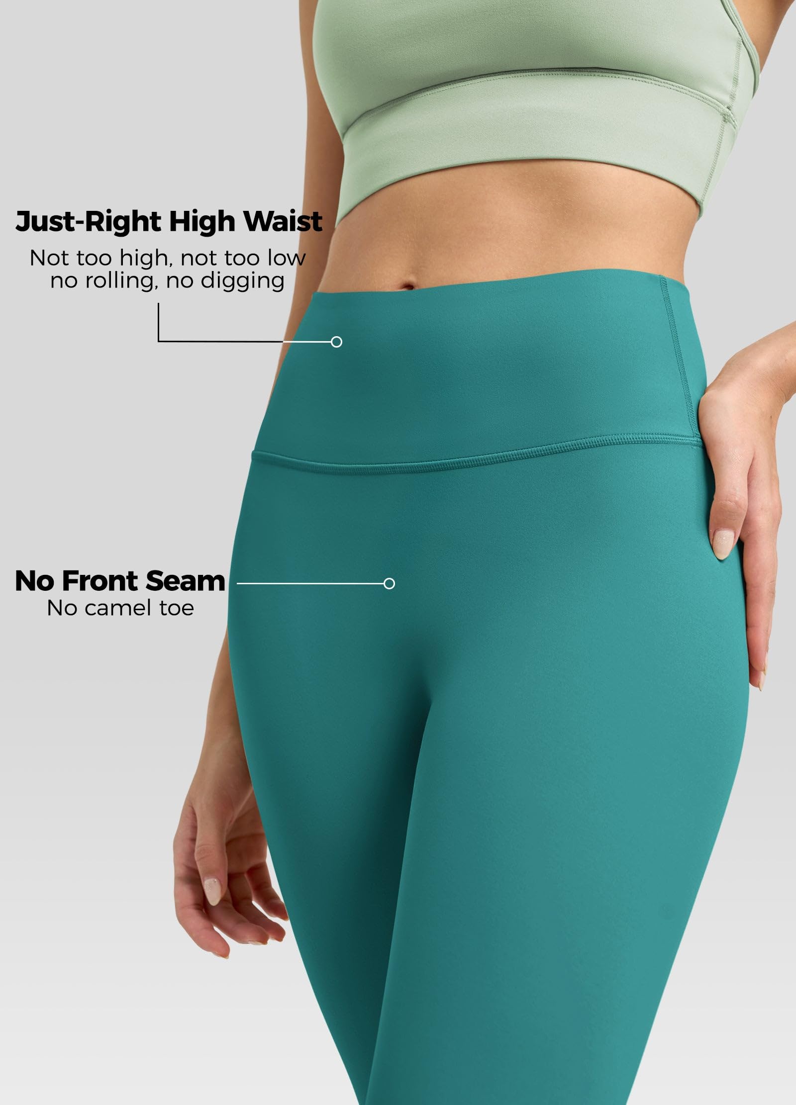 Willit Butterflux spodnie do jogi damskie legginsy treningowe z wysokim stanem dla kobiet kontrola brzucha sportowe bieganie legginsy na siłownię 63 cm 28