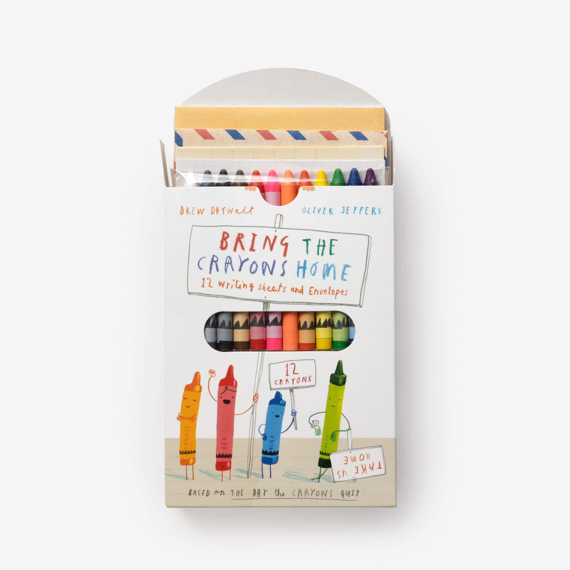 Bring the Crayons Home: A Box of Crayons, Letter-Writing Paper, and Envelopes - Image 4