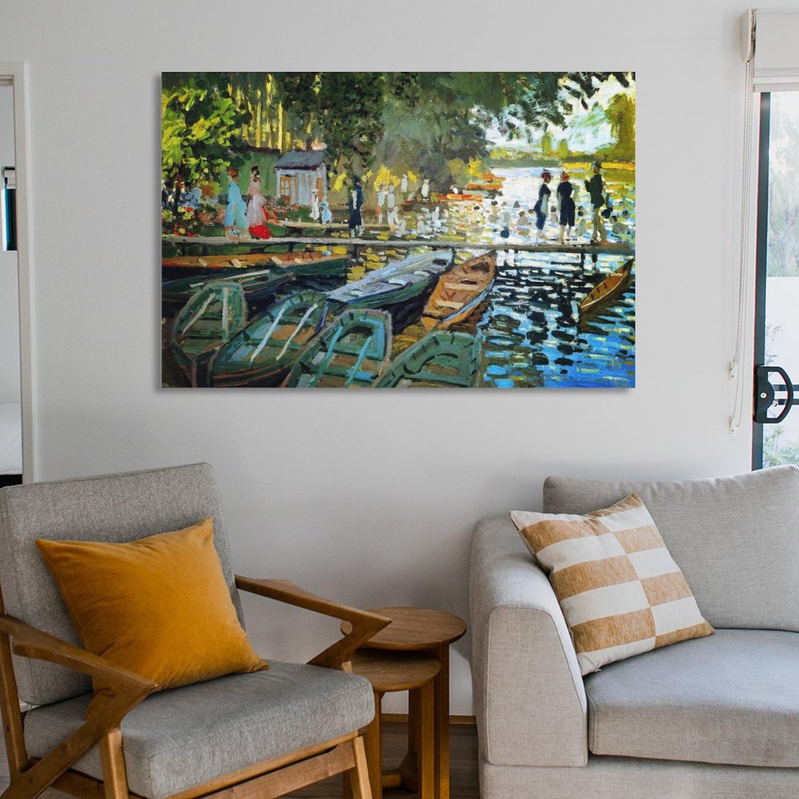 Amazon.co.jp: Claude Monet クロード・モネ 油絵 クールの印刷 複製画