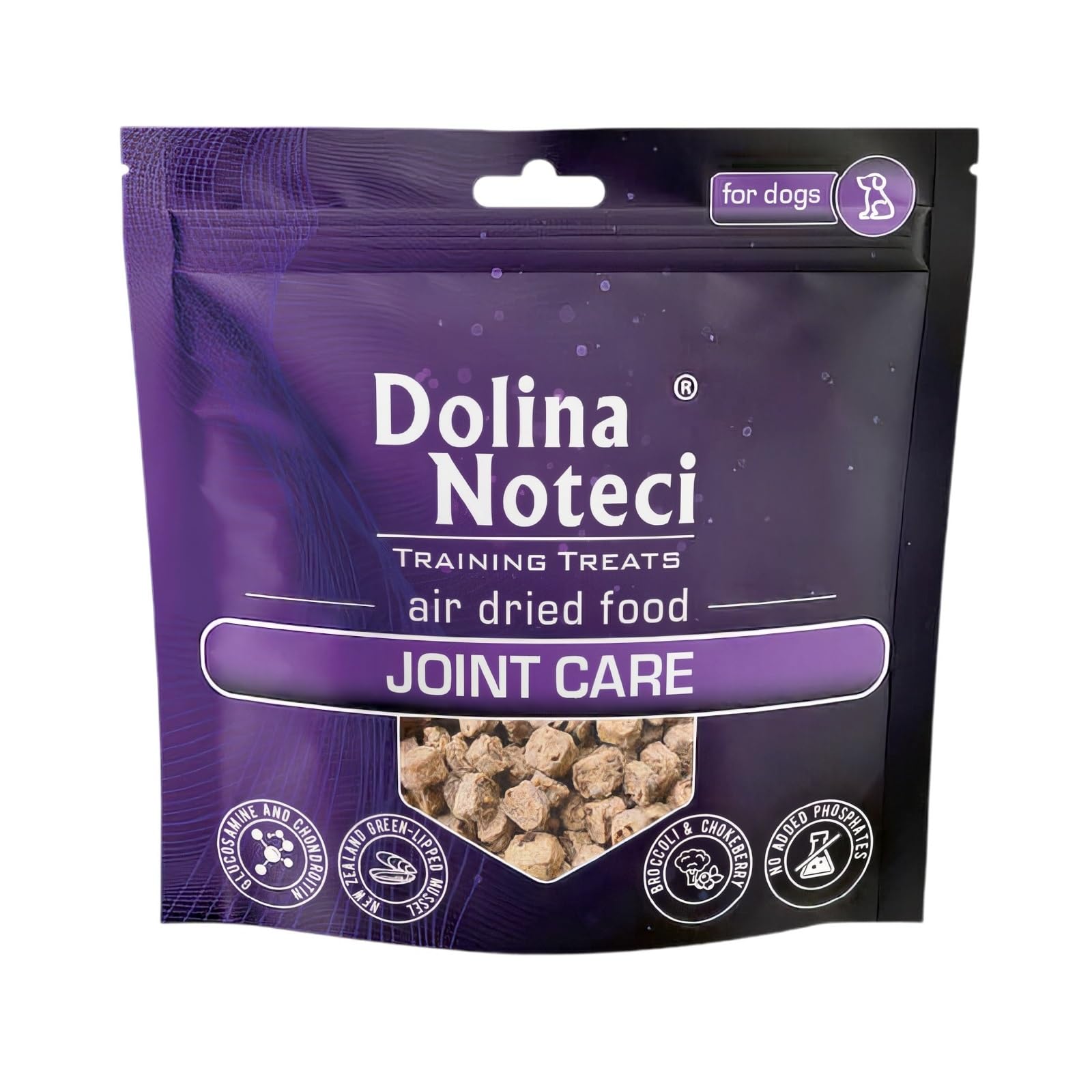 Dog Training Treats - Air Dried Dog Food - Support for Fitness/Skin & Coat/Digestive/Joint/Allergy - Healthy Nutritious - Dolina Noteci (130g)