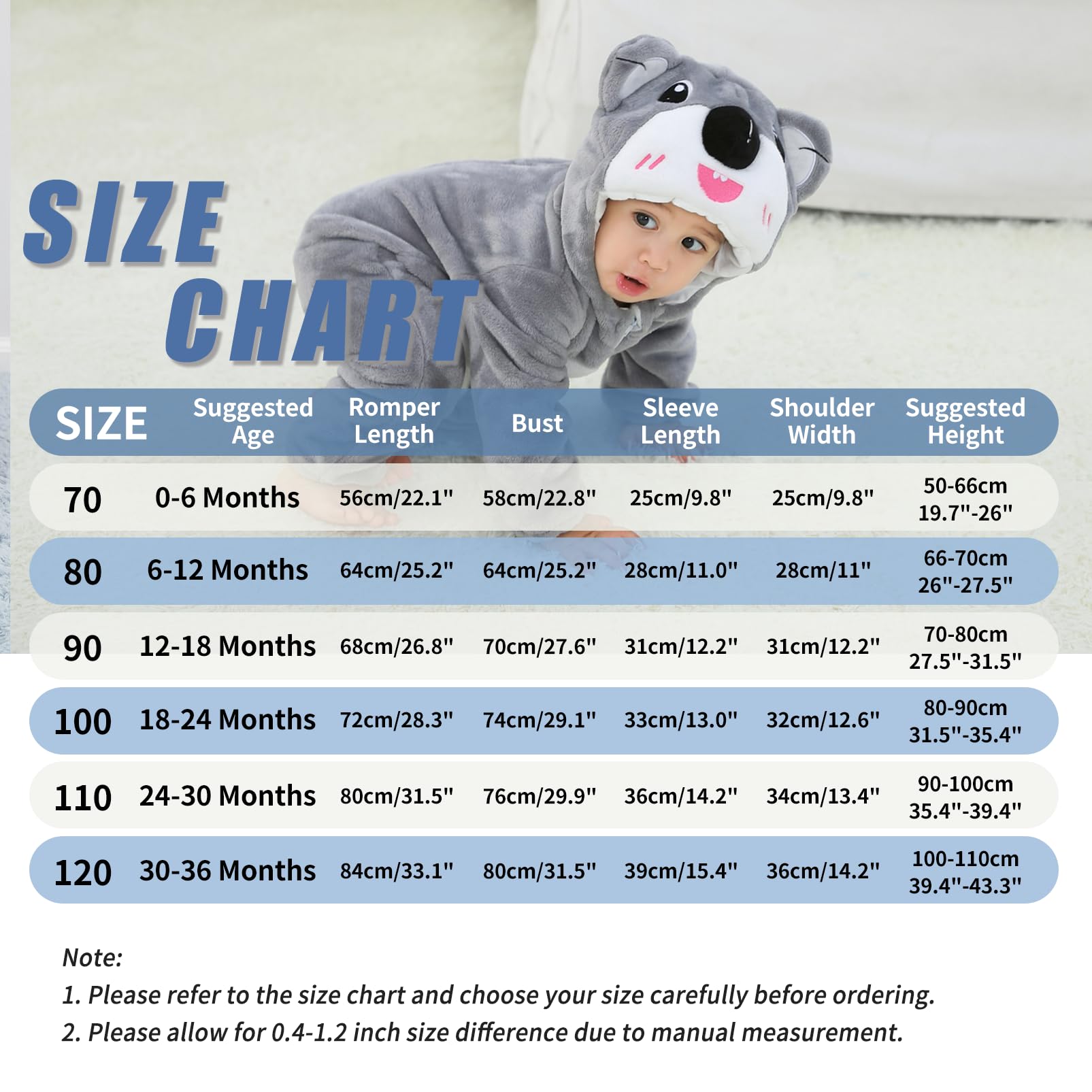 Pagliaccetto Neonato Invernale Costume Neonato, Flanella Unicorno Dinosauro Costume Neonata Sacco Nanna con Cappuccio Animale Tuta Neve Tutone Pile Bambino 0-36 Mesi