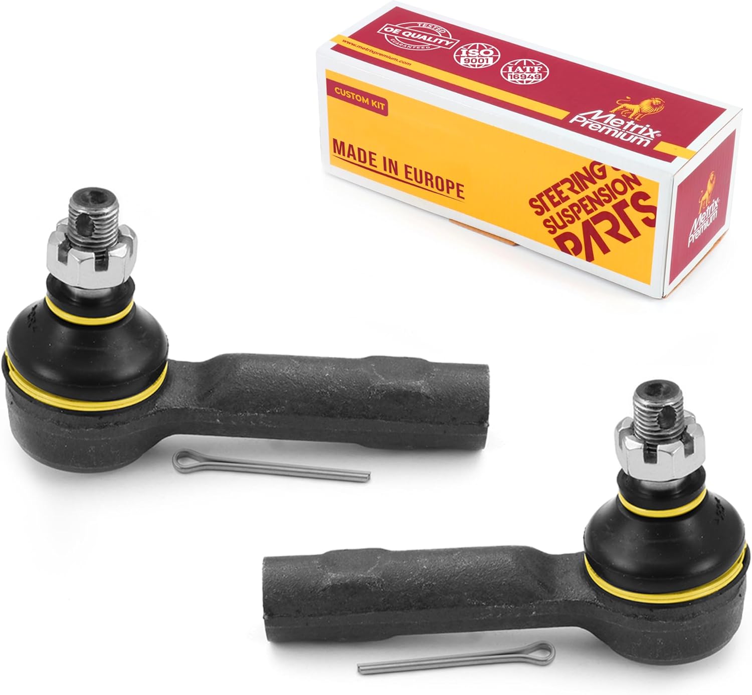 Metrix Premium Chassis Parts - 2 PC Front Outer Tie Rod End Kit Fits 09-10 Renault Safrane, 02-04 Infiniti I35, 96-01 I30, 95-98 Nissan 240SX, 95-08 Maxima, 02-06 Altima, ES3438, Made in Europe