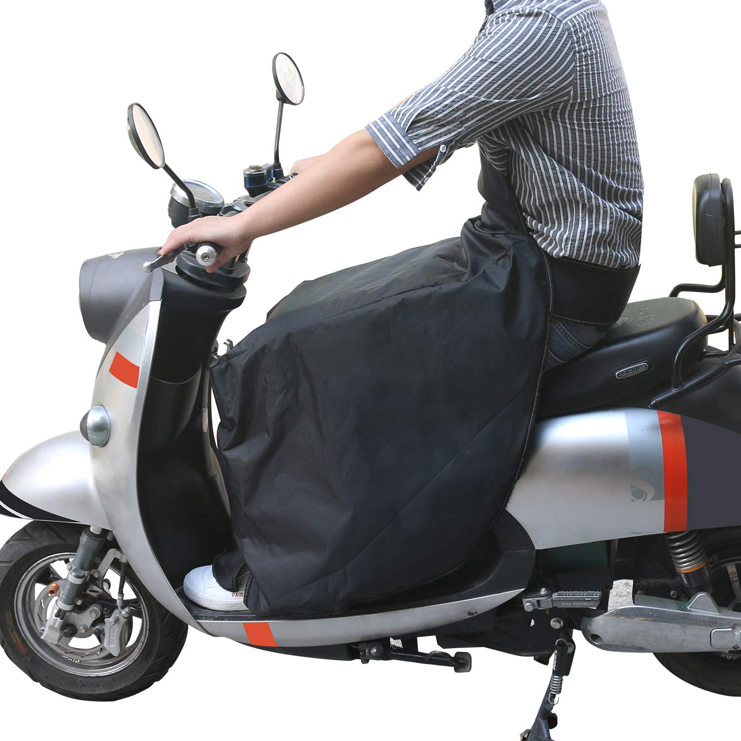Coprigambe Scooter Termici Universale Impermeabile alla Pioggia, Antifreddo e Tiene Caldo, Coperta per Proteggere Gambe dal Freddo per Scooter