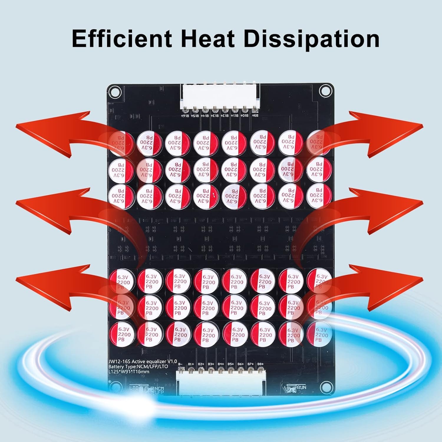 Ecualizador Activo De Batería Bewinner 3-4S: Equilibrador De Celdas De Litio 5A Para LFP, NCM, LTO, Con Protección Y Bajo Consumo