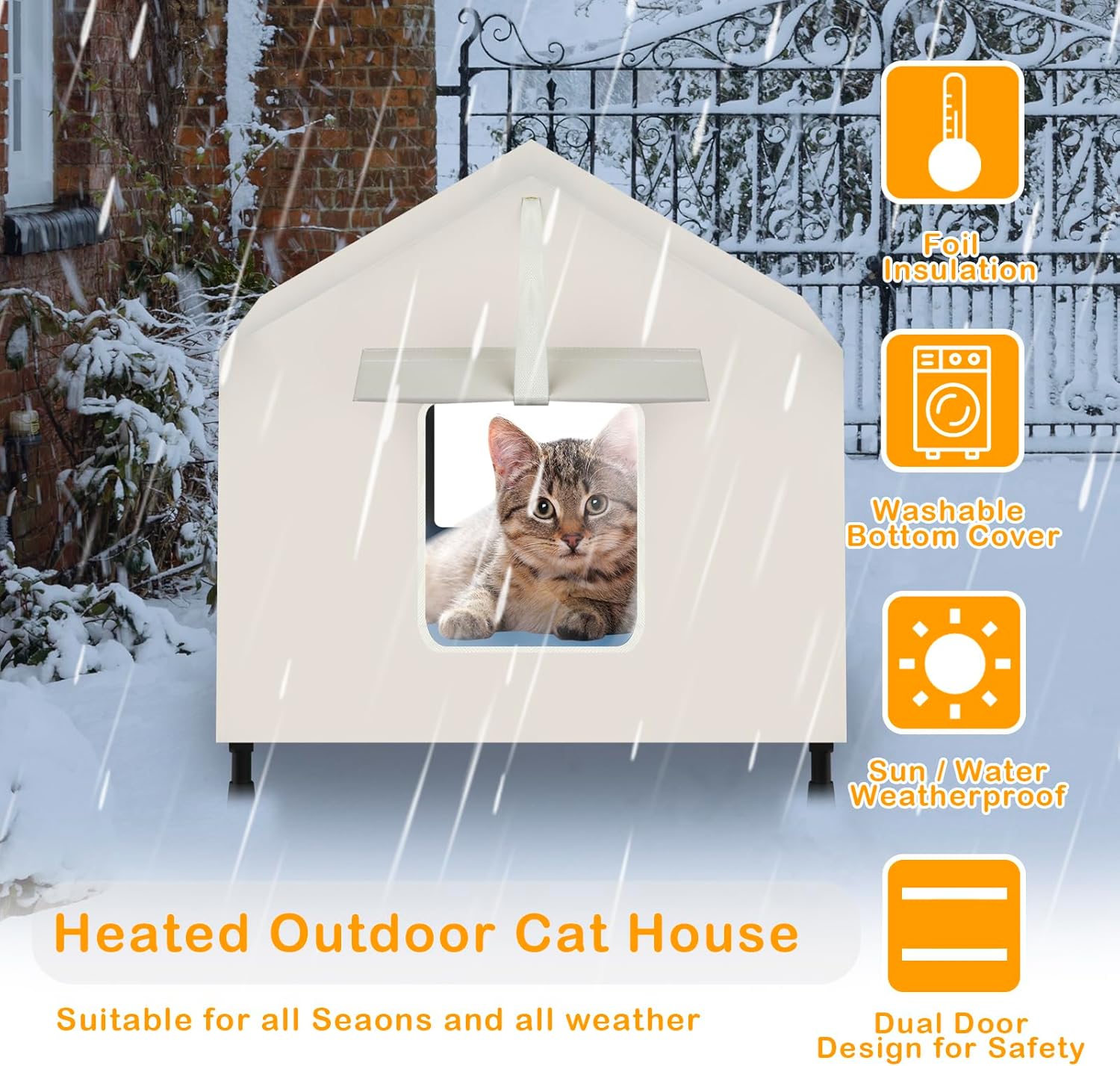 Keep Your Furry Friends Cozy: The Best Insulated Heated Cat House for Winter!