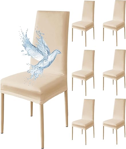 Coprisedie con Schienale 6 Pezzi Elasticizzati, Impermeabili, Misura Universale, Coprisedia Soggiorno Cucina...