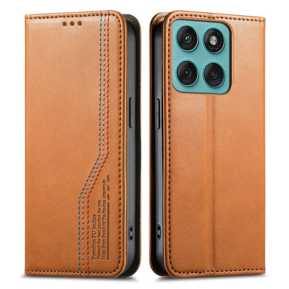 Étui Samsung S25 Edge marron pour vos déplacements et réunions - 8
