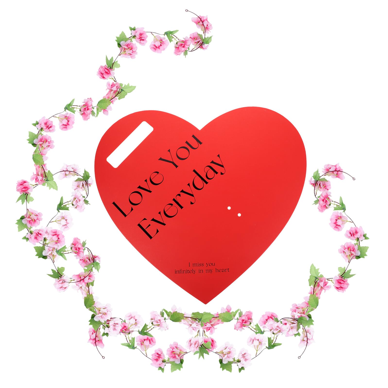 MAGICLULU Papel para Envolver Flores Rosas 20 Piezas Rojo Tarjetas en Forma de Corazón, Caja para Ramo de Floristería, Material de Embalaje para San Valentín y Regalos Románticos